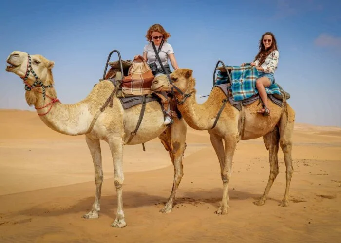 CAMEL RIDE TRIP AT GIZA PYRAMIDS DURING SUNRISE OR SUNSET